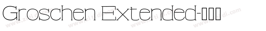 Groschen Extended字体转换